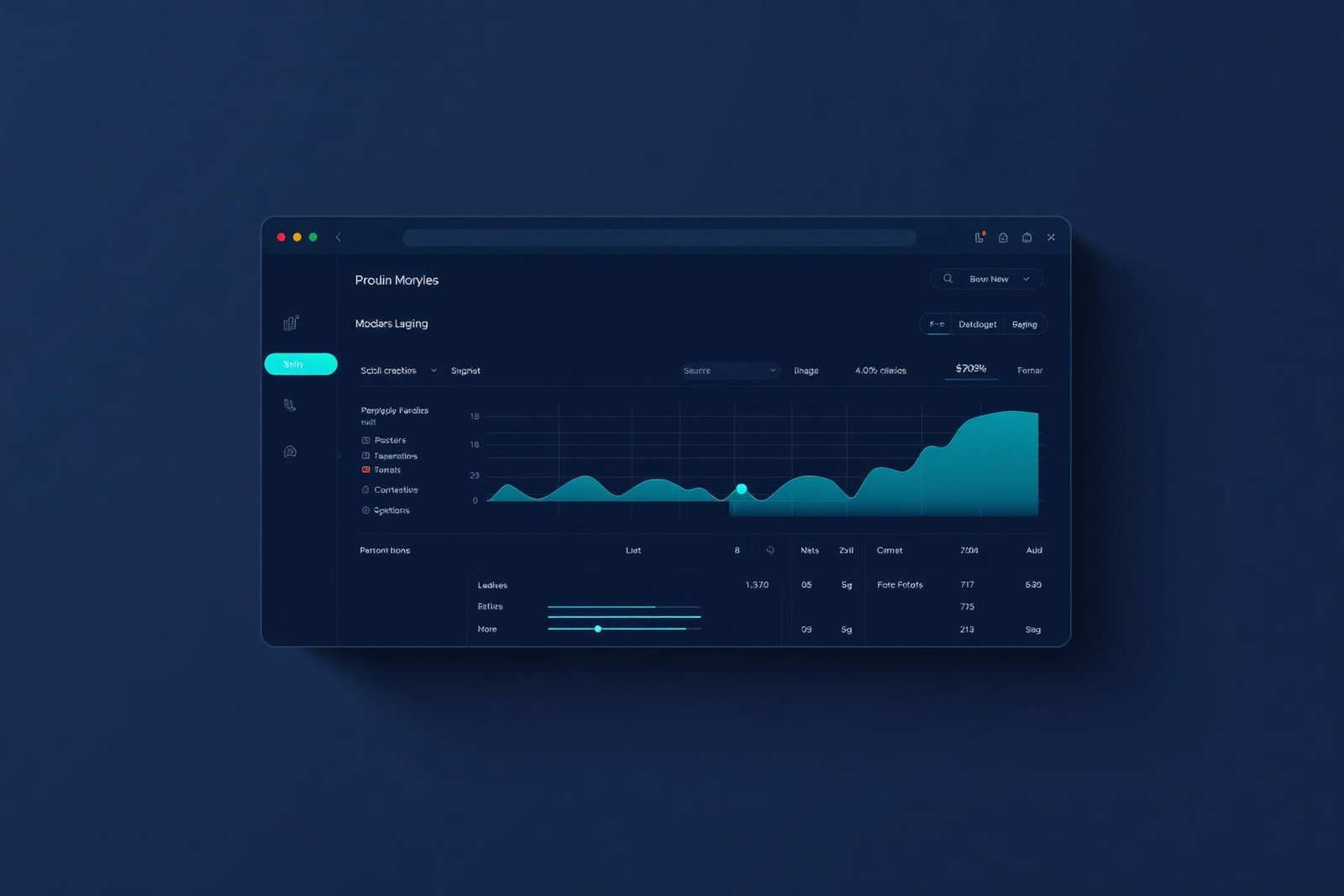 TradeForm Portal dashboard interface detail